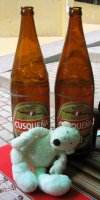 Paddy with 2 Large Beers at Machu Picchu, Peru